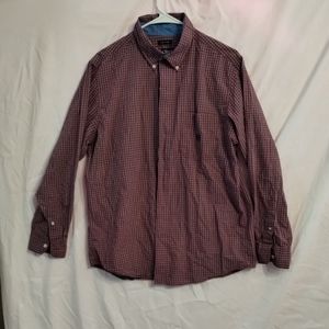 Champ Easy Care Button Up Dress Shirt Size Medium Men